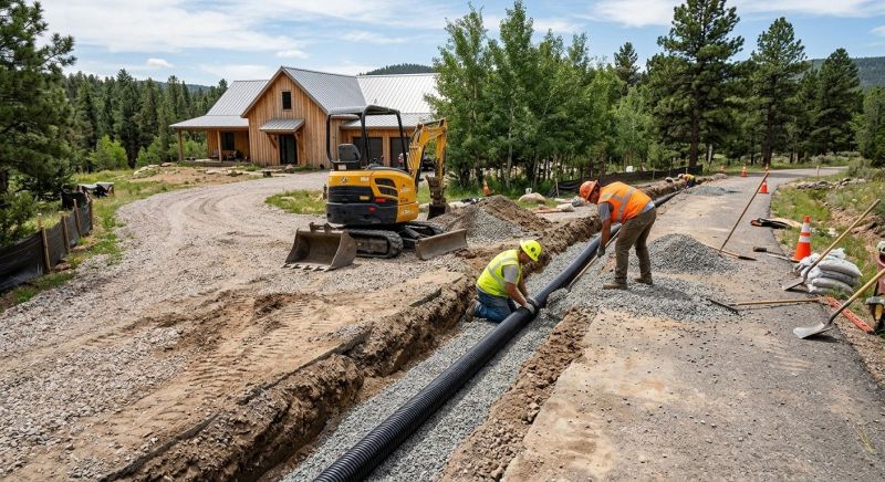 Downspout Trenching in Salt Lake City, UT