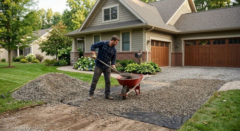 Gravel Pouring in Calvert County, MD