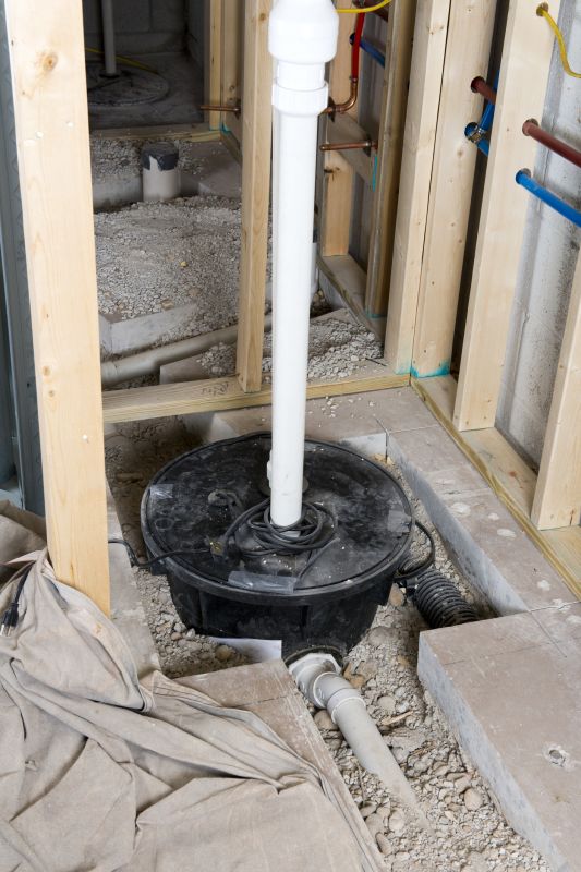 Basement Drainage Installation in Warwick, RI