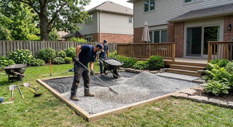 Gravel Patio Installation in Waldorf, MD